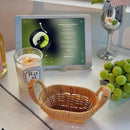 Axyaa Hand Woven Storage Basket for Fruits, Vegetables, and Bread