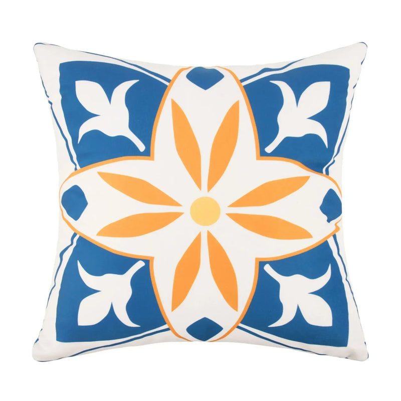 Axyaa Boho Outdoor Cushion Cover 45x45cm for Decorative Pillow - Water-resistant