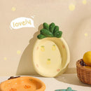 Axyaa Ceramic Dessert Plate: Aesthetic Tea Table Snack Salad Plate, Underglaze Color