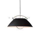 Axyaa Black Metal LED Ceiling Chandelier for Modern Indoor Lighting