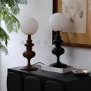Axyaa Solid Wood Table Lamp E27 Living Room Bedroom Study Hotel Decor