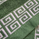 Axyaa Green Cotton Towels Sets - Hand, Face & Bath Towel - Gift for Christmas