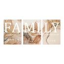 Cozy Home Wall Art Set, Family Quote Posters, Dining Room Decor, Axyaa Brand