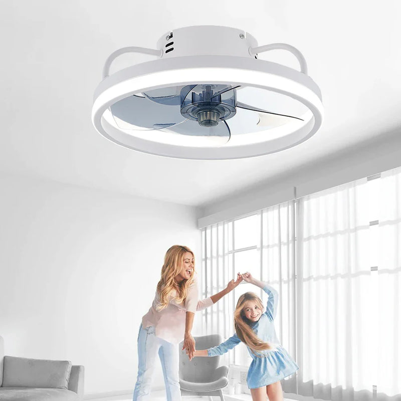 Axyaa Smart LED Ceiling Fan Light for Modern Home Decor