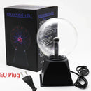 Axyaa Plasma Ball Light 3/4/5/6 Inch Night Light for Christmas Kids Gift & Party Decor