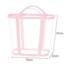 Axyaa Nylon Mesh Laundry Basket: Large Capacity, Portable, Foldable, Wall Mounted Organizer