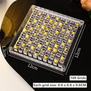 Axyaa Golden Bead Acrylic Storage Box: Jewelry Organizer & Display Case