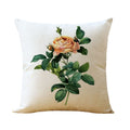 Axyaa Flower Print Cushion Cover 45*45cm Home Decor Sofa Pillow