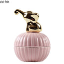 Axya Pink Ceramic Storage Jar, Wedding Candy Box, Home Decor Accents