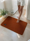 Axyaa Super Soft Fluffy Bathroom Rug Ultra Absorbent Non-Slip Plush Shower Carpet