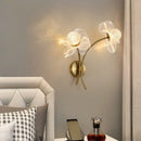 Axyaa LED Flower Wall Lamp for Bedroom Dining Room Living Room Decor