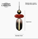 Axyaa Modern Designer Glass Chandelier for Living & Dining Decor