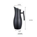 Axya 304 Stainless Steel Golden Freeze Kettle for Cold Drinks