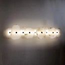 Axyaa Marble Wall Lamp: Modern Brass Sconce for Bedroom, Living, Dining Room Decor