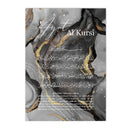 Axyaa Ayat Al Kursi Islamic Gold Marble Canvas Wall Art