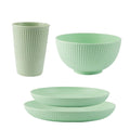 Axyaa Eco-Friendly Wheat Straw Tableware Set - Plate, Dish, Bowl, Cup
