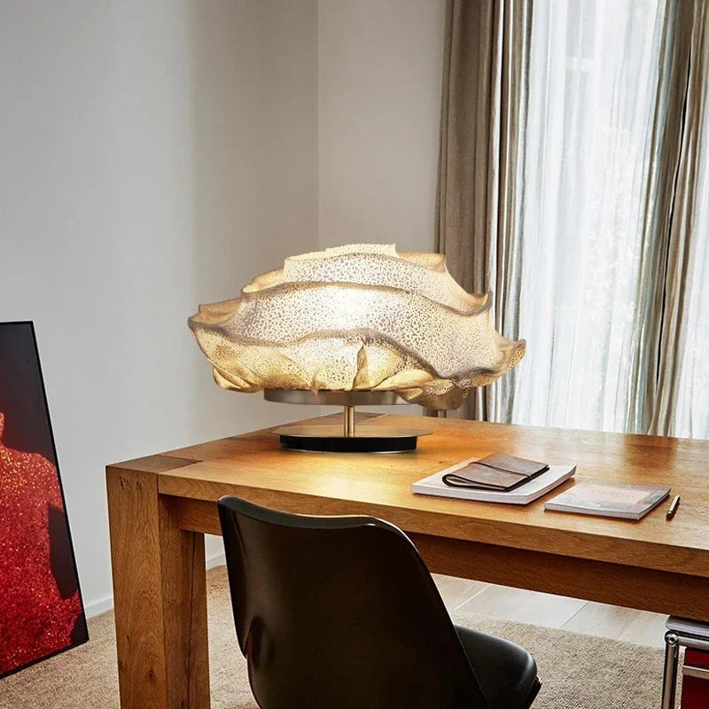 Axyaa Tulip Flowers LED Table Lamp - Modern Nordic Bedroom Decor