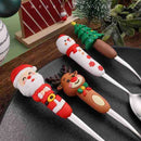 Axyaa Christmas Tree Spoon & Fork Set