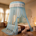 Axyaa Summer Dome Mosquito Net for Bedroom Decor, 1.5m/1.8m Bed, Romantic Canopy Netting