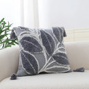 Axyaa Tufted Cushion Cover With Tassel - Mori Style Home Decor Pillowcase