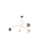 Axyaa Retro Glass Pendant Lights for Living Room, Bedroom, and Kitchen