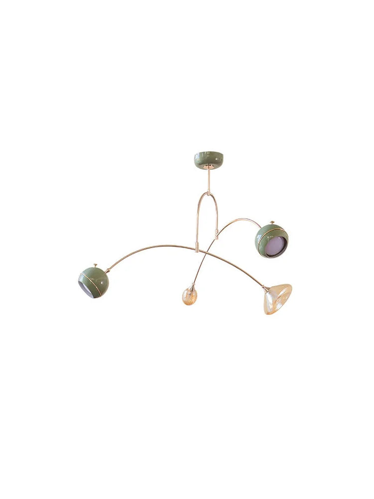Axyaa Retro Glass Pendant Lights for Living Room, Bedroom, and Kitchen