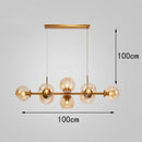 Axyaa Nordic Dining Room Pendant Ceiling Lamp Indoor Lighting Chandelier Home Decor
