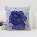 Axyaa Velvet Floral Pillow Covers for Home Decor and Sofa, 50x50 Throw Pillowcases
