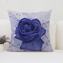 Axyaa Velvet Floral Pillow Covers for Home Decor and Sofa, 50x50 Throw Pillowcases