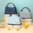 Axyaa Insulated Shoulder Strap Lunch Bag: Stylish & Portable Thermal Cooler for Work & School