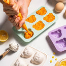 Silicone Bear Cake Mold by Axyaa: High Temp Oven Baking Tool for Baby Food
