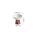 Axyaa Ceramic Hexagonal High Footed Bowl - Elegant Dessert & Snack Bowl