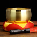 Axya Golden Copper Bowl Set for Buddhist Practice and Music Therapy