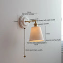 Axyaa Nordic Ceramic LED Wall Lights for Bedroom Living Room Decoration