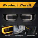 Axyaa LED DRL Turn Signal Lights for Ford Ranger T9 XL XLT SPORT Platinum Wildtrak