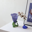 Axyaa Glass Vase: Elegant Flower Arrangement Home Decor