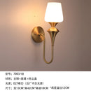 Axyaa Copper Glass LED Wall Lamp - Luxury Minimalist Black/Gold Lustre Sconces for Living Room