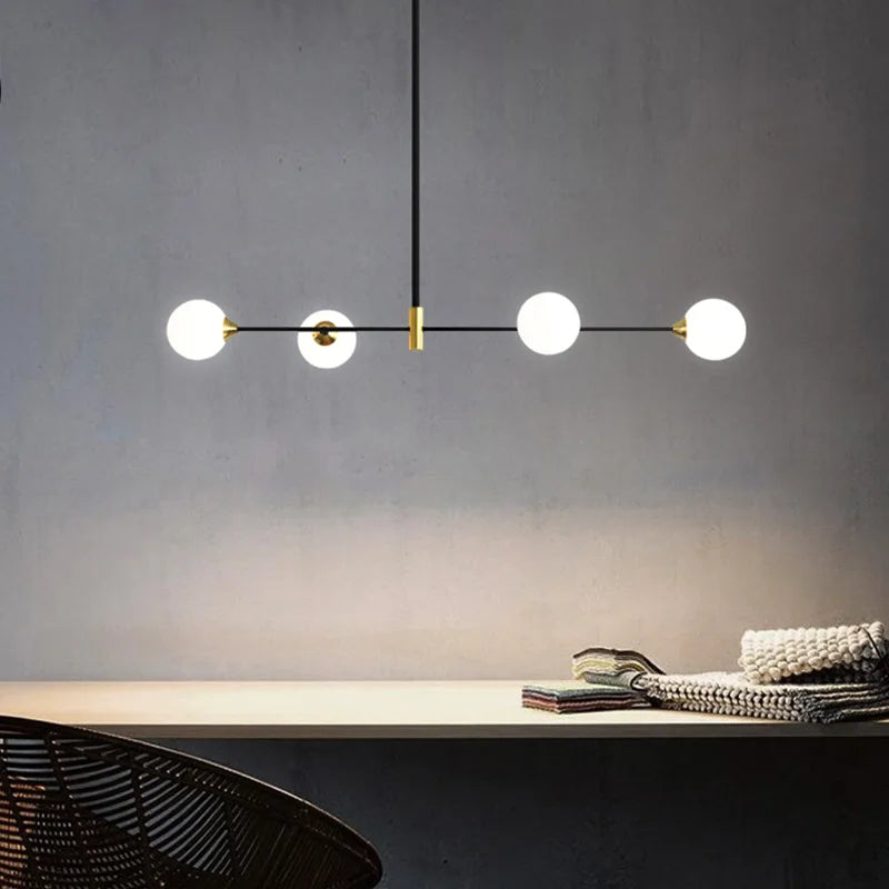 Glass Ball Pendant Lights Modern Chandelier by Axya for Home Decoration, Dining Room, Kitchen, Bedroom