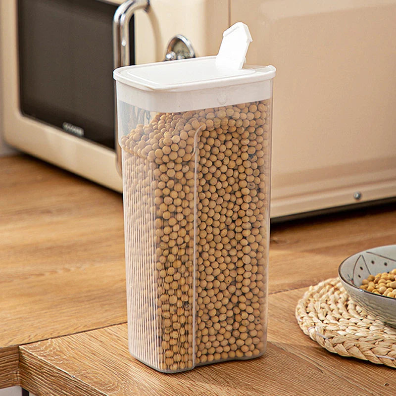 Axyaa Sealed Grain Rice Container Storage Box, Moisture-Proof Kitchen Organizer