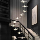 Axyaa Modern LED Pendant Chandelier for Staircase & Living Room Decor