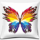 Rainbow Square Pillowcase by Axyaa: Home & Car Decor Accent