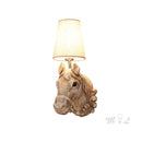 Axyaa Retro Horse Resin Wall Lamp