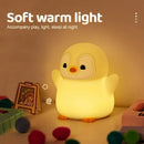 Axyaa Penguin Night Light: Rechargeable Nursery Lamp for Kids Room, Toddler Sleep Companion