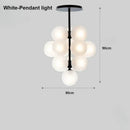 Axyaa Grape Glass Ball Chandelier - Nordic Modern Creative Design