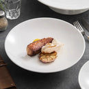 Axyaa Ceramic High-Footed Plate Set for Restaurant, Desserts, Snacks, Pasta - Artistic Tableware