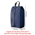 Axyaa Oxford Shoe Storage Bag Waterproof Nylon Zipper Organizer for Men and Women