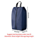 Axyaa Oxford Shoe Storage Bag Waterproof Nylon Zipper Organizer for Men and Women
