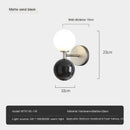Axyaa Nordic Luxury Bedside Wall Lamp - Modern LED Wall Light