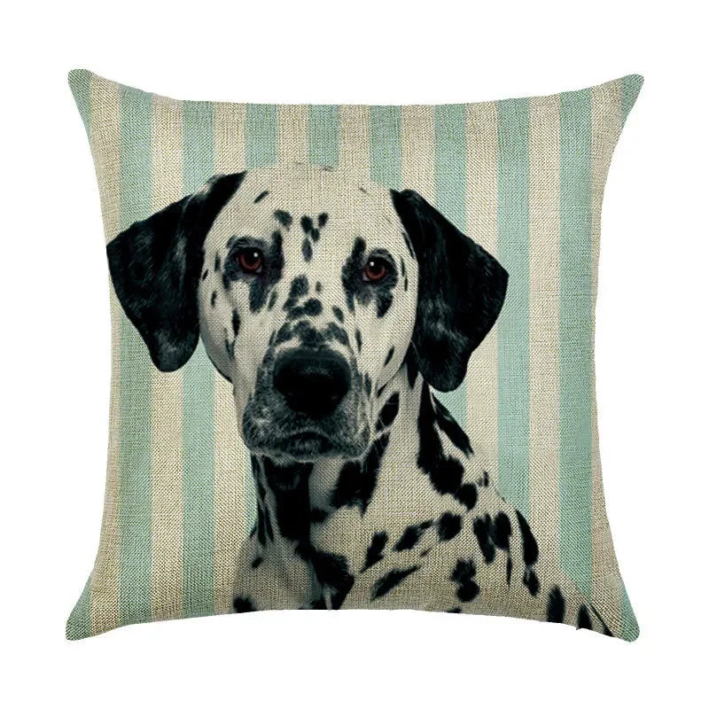 Axyaa Cartoon Design Linen Pillowcase for Home Décor