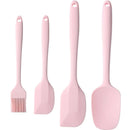 Silicone Cake Scraper Set by Axyaa: Non-Stick Spatula Mixer & Brush Baking Tools